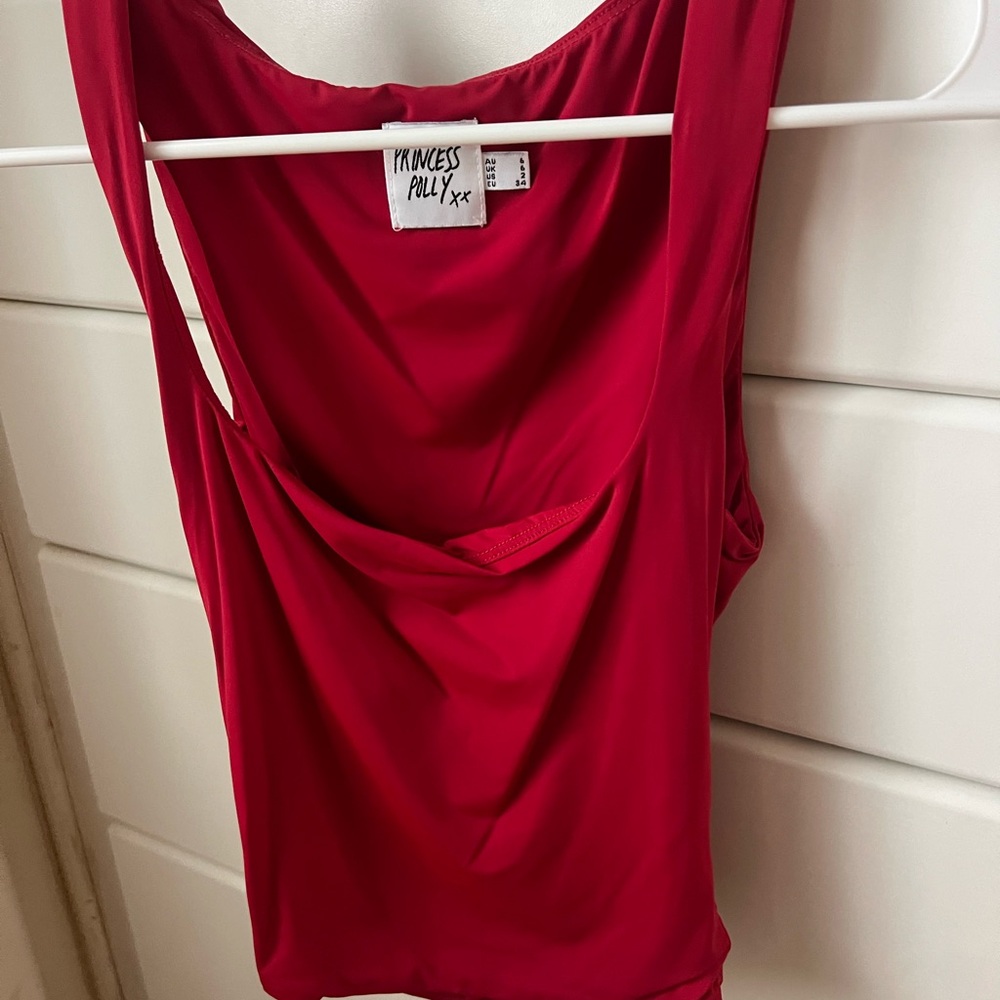 Princess Polly Vibrant Red Tank Top